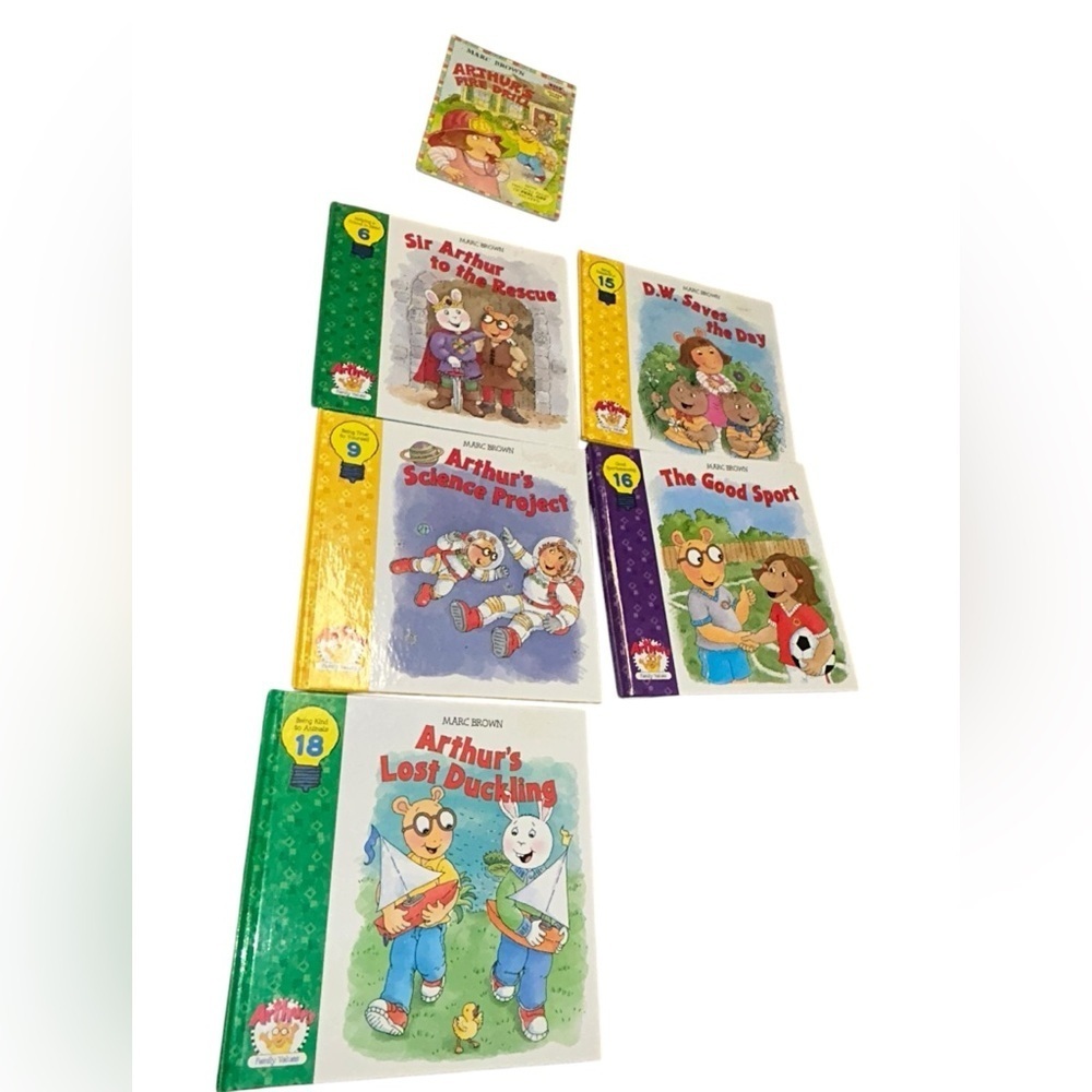 Lot Of 6 Arthur Children Books By Marc Brown Children Picture Books